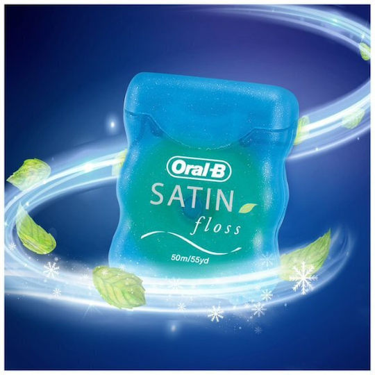 Oral-B Satin Floss Waxed with Mint Flavour 25m