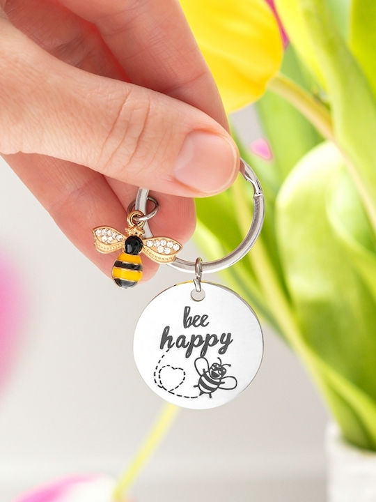 Cheiță metalică Bee Happy Metal 6x3