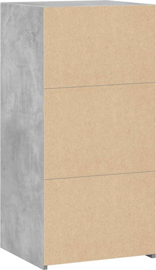 Bücherschrank Grau 45x41x93cm