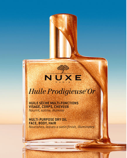 Nuxe Huile Prodigieuse Or Mehrzweck Trocken Schimmerndes Pflegeöl 100ml
