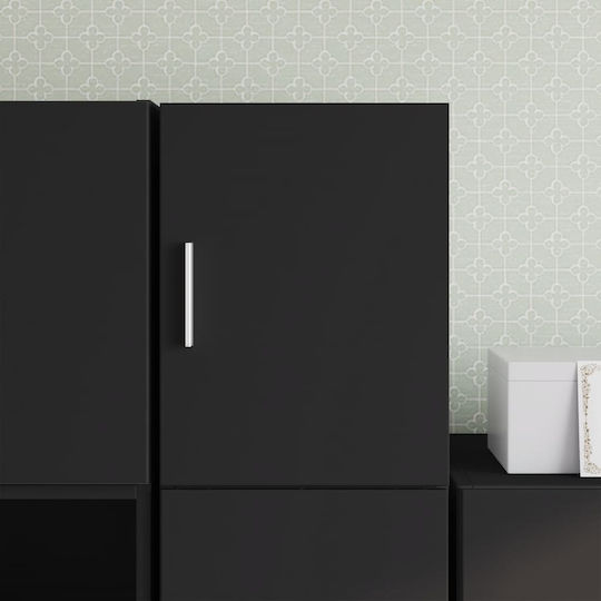 vidaXL Badezimmerschrank B30xT42.5xH40cm Schwarz