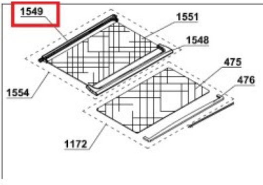 Beko Raft de Schimb pentru Frigider