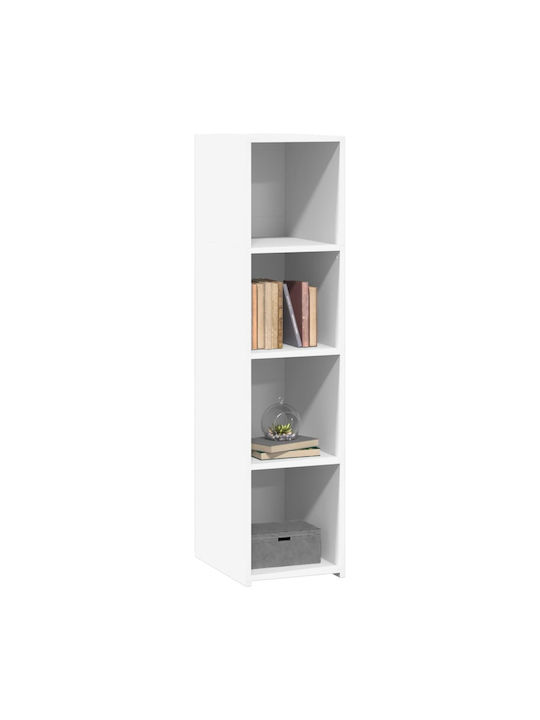 Shelving Unit Floor White 30x41x124cm