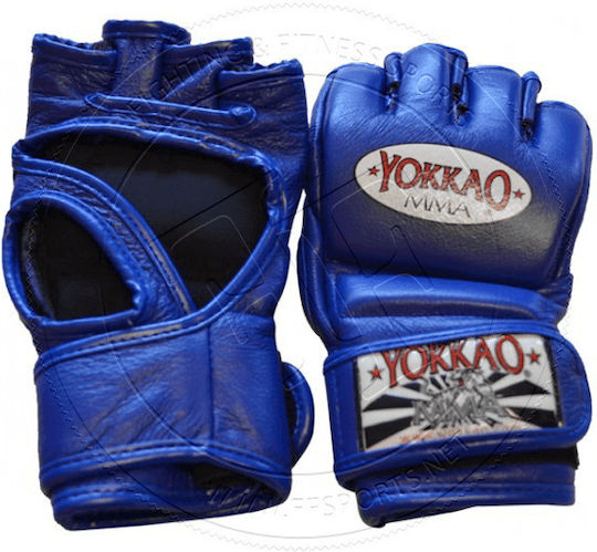 Yokkao MMA Ръкавици Кожени Син