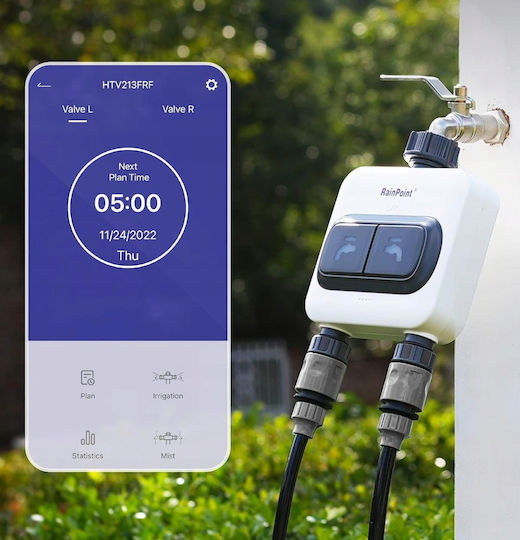 Central Control Double Irrigation Controller Wifi Rain Sensor Pro Set 2x Ανταλλακτικό Ηλιακού Θερμοσίφωνα