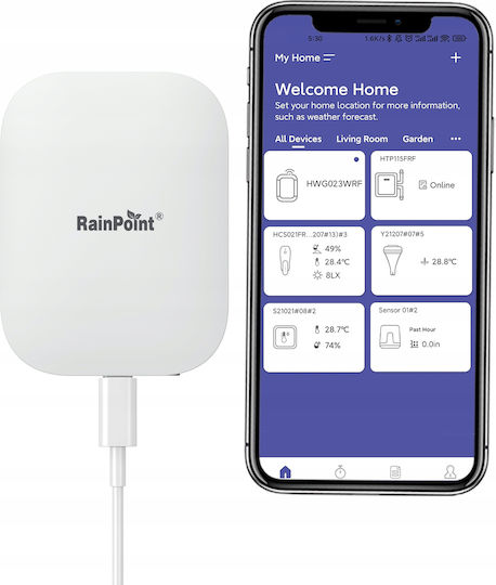 Central Control Double Irrigation Controller Wifi Rain Sensor Pro Set 2x Ανταλλακτικό Ηλιακού Θερμοσίφωνα