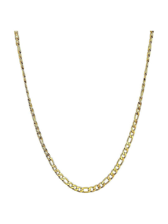 Goldsmith Αλυσίδα Λαιμού από Ατσάλι Λεπτή Πάχους 2mm και Μήκους 50cm
