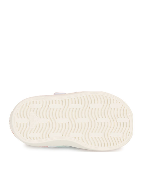 VL Court 3.0 Cf Kids Sneakers With Hoop & Loop Closure White