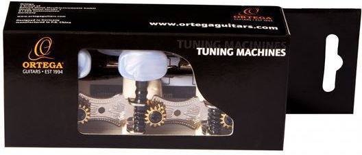 Ortega 3+3 Tuning Pegs for Acoustic guitar Silver