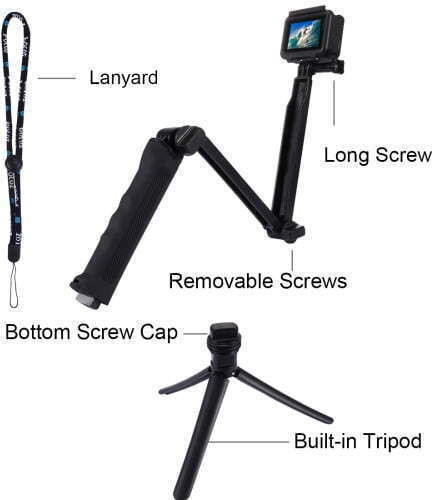 Puluz Puluz 202 Tripod for GoPro / SJCam Action Camera