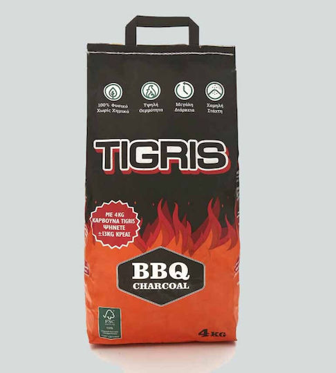 Tigris Κάρβουνα Ψησίματος Tigris FSC 4kg