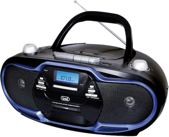 Trevi Φορητό Ηχοσύστημα με Ραδιόφωνο / CD / USB / Κασετόφωνο Μαύρο