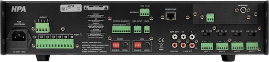 HPA MPA480Z HPA Integrated Commercial Amplifier 480W/100V Equipped with USB/FM/Bluetooth