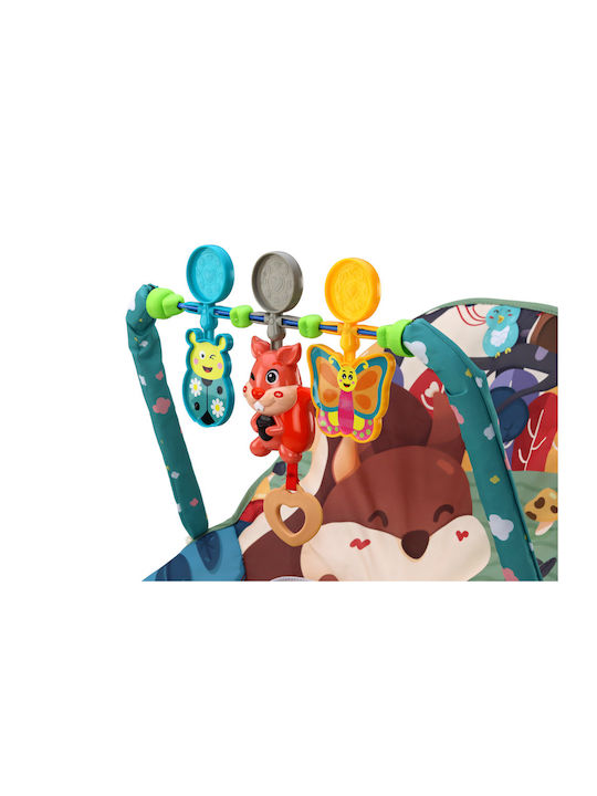 Lean Toys Ηλεκτρικό Relax Μωρού Fox με Μουσική και Δόνηση Πολύχρωμο