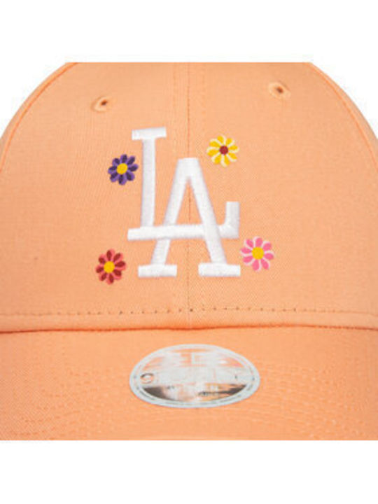 New Era Flower 940 La Dodgers Women's Jockey Orange