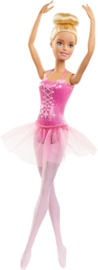Păpușă Barbie Blondă Baletă în Costum Roz