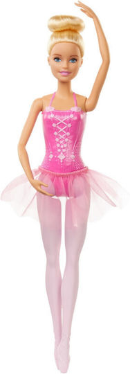 Păpușă Barbie Blondă Baletă în Costum Roz