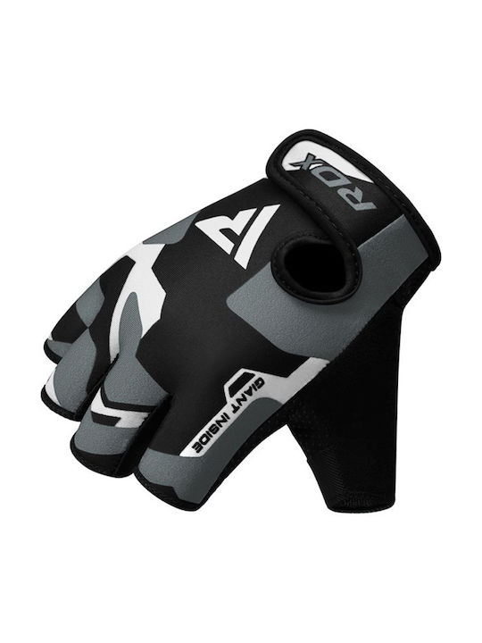 Rdx F6 Fitness Gym Handschuhe Grau