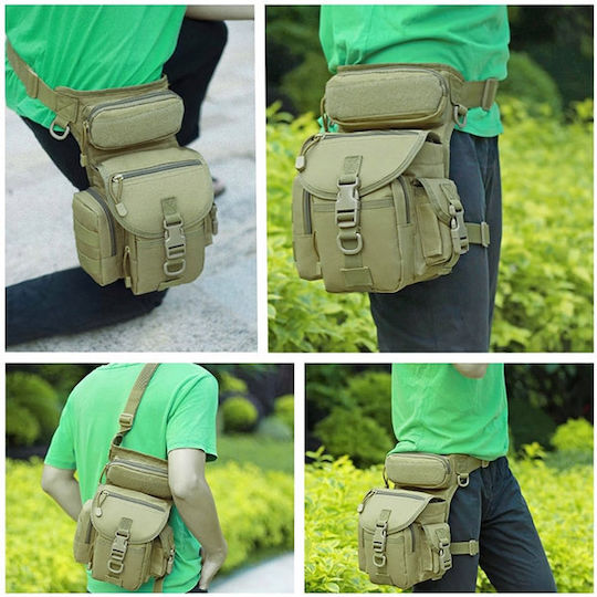 Verk Group Militärische Tasche Oberschenkel Grün