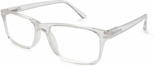 Lektor Men's Reading Glasses +2.00 in Transparent color