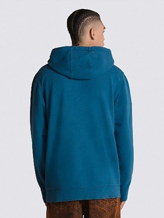 Vans Pullover Herren Sweatshirt mit Kapuze und Taschen Blau