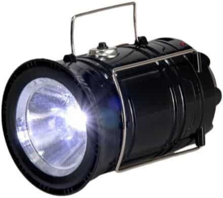 Solar Camping Laterne mit Taschenlampe