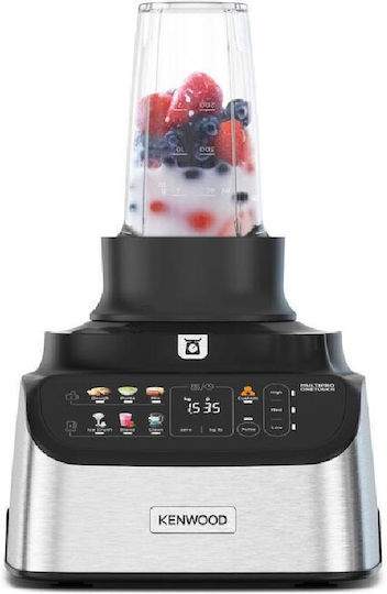 De'Longhi Multifunctional Food Processor 1000W with Pot 3lt and Jug Blender Black