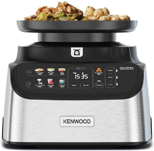 De'Longhi Multifunctional Food Processor 1000W with Pot 3lt and Jug Blender Black