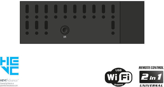 Edision Picco T265 Ψηφιακός Δέκτης Mpeg-4 SD (480p) με Λειτουργία PVR (Εγγραφή σε USB) Σύνδεσεις SCART / HDMI / USB