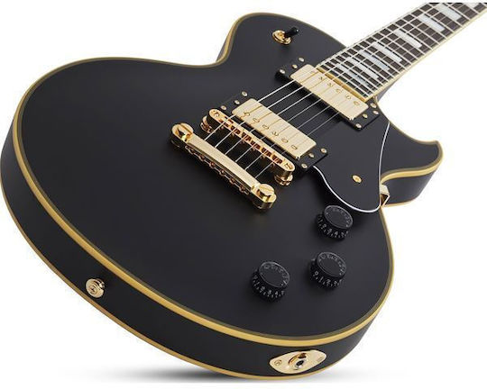 Schecter Solo II Custom ABSN Ηλεκτρική Κιθάρα Single Cut με HH Διάταξη Μαγνητών Aged Black Satin