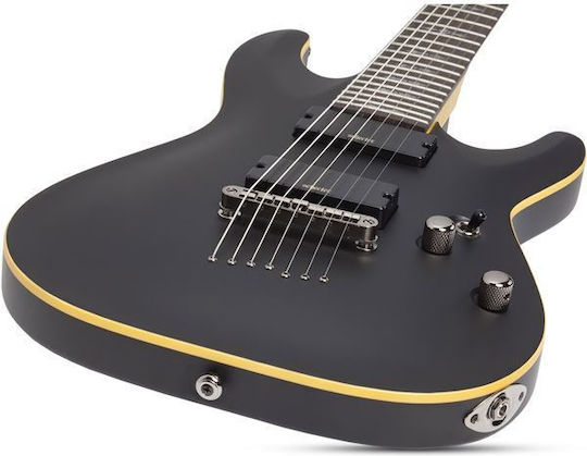 Schecter Demon Ηλεκτρική Κιθάρα Μαύρη με Θήκη