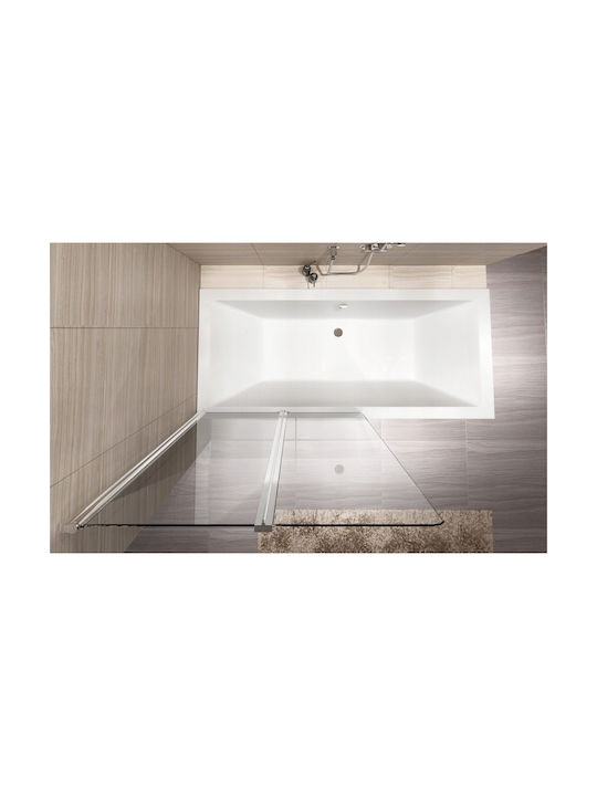 Rea Feste Seite Badewanne 80x140cm
