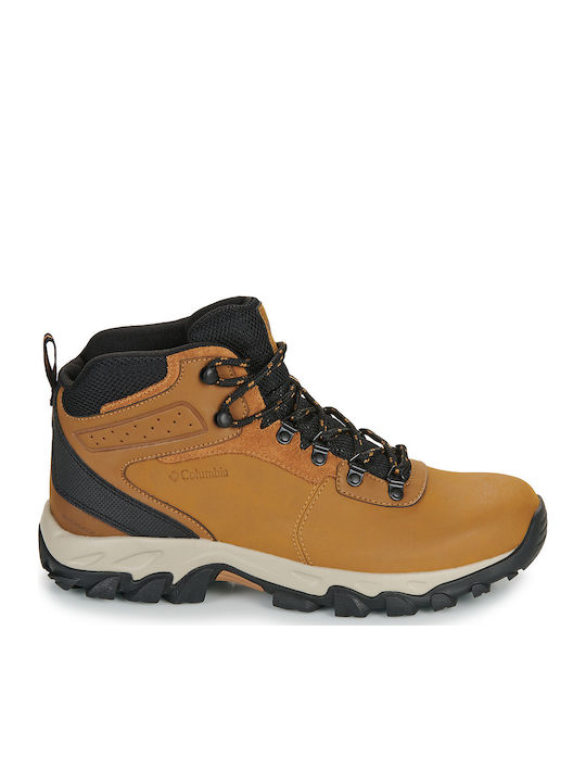 Columbia Newton Ridge Plus Ii Ανδρικά Ορειβατικά Μποτάκια Αδιάβροχα Καφέ