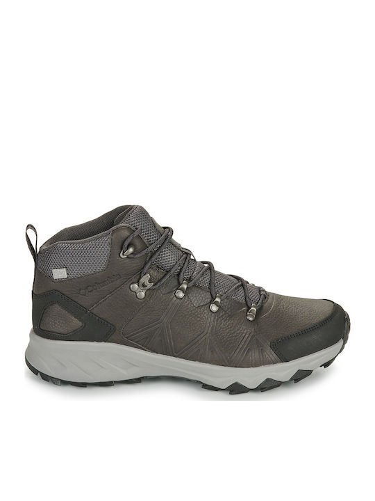 Columbia Peakfreak Ii Ανδρικά Ορειβατικά Μποτάκια Αδιάβροχα Γκρι