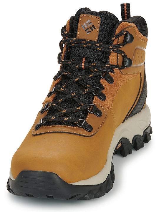 Columbia Newton Ridge Plus Ii Ανδρικά Ορειβατικά Μποτάκια Αδιάβροχα Καφέ