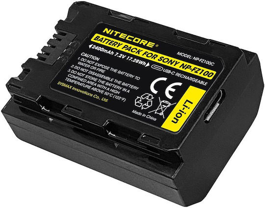NiteCore Μπαταρία Φωτογραφικής Μηχανής NP-FZ100C 2400mAh