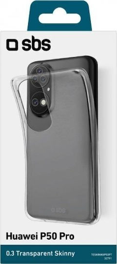 SBS Skinny Back Cover Silicon 0.3mm Transparent (Huawei P50 Pro)