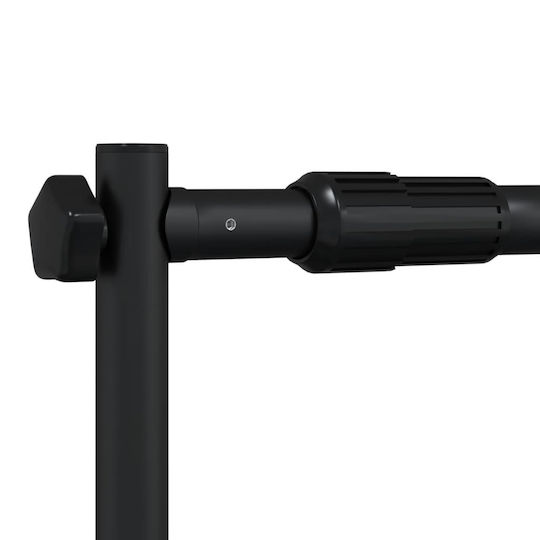 vidaXL Photography Backdrop Black