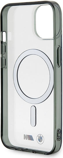 BMW Silver Ring Magsafe Back Cover Silicone Silver (iPhone 14 Plus)