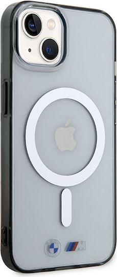BMW Silver Ring Magsafe Back Cover Silicone Silver (iPhone 14 Plus)