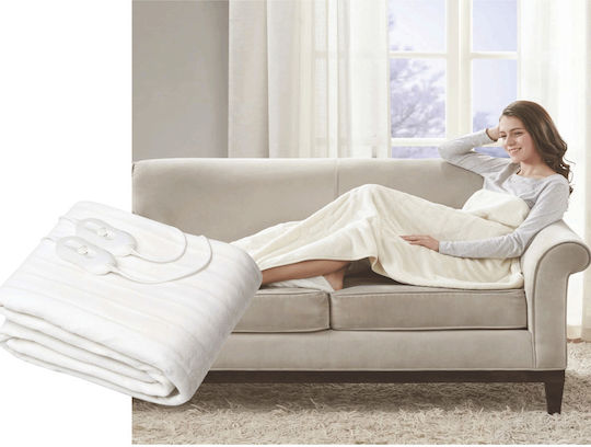 TnS Double Electric Washable Blanket White 50W 140x160cm