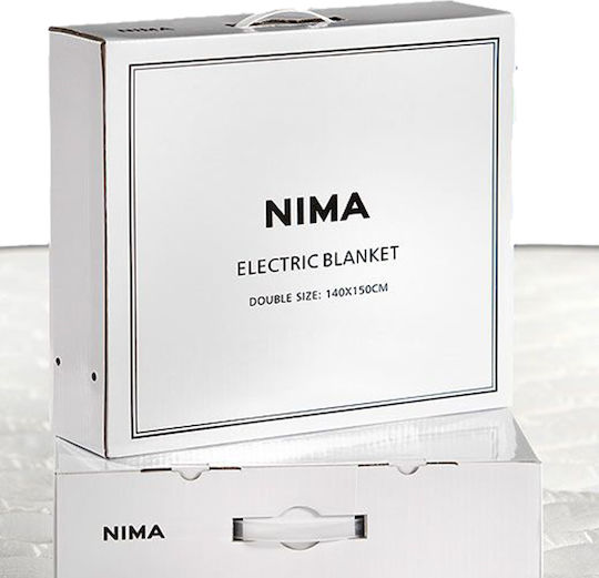TnS Double Electric Washable Blanket White 50W 140x160cm