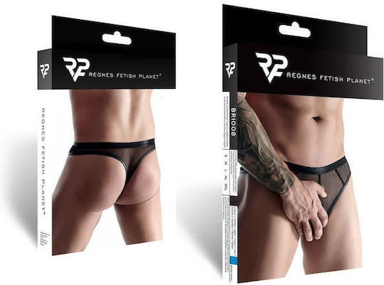 Boss Of Toys Mesh Ανδρικό Sexy String Μαύρο