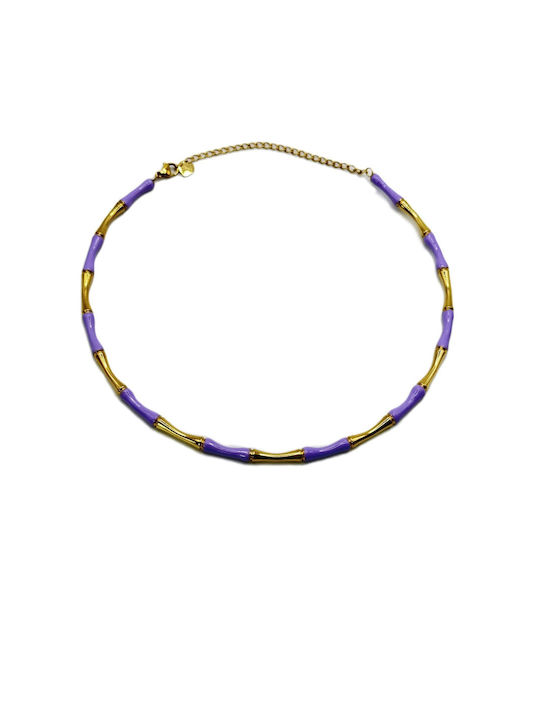 Choker from Gold Plated Steel