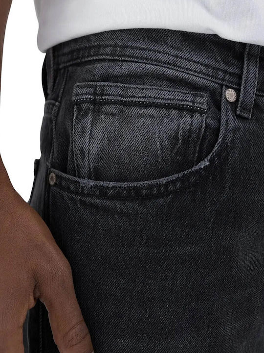 Grover Men's Jeans Pants with Regular Straight Fit Grey