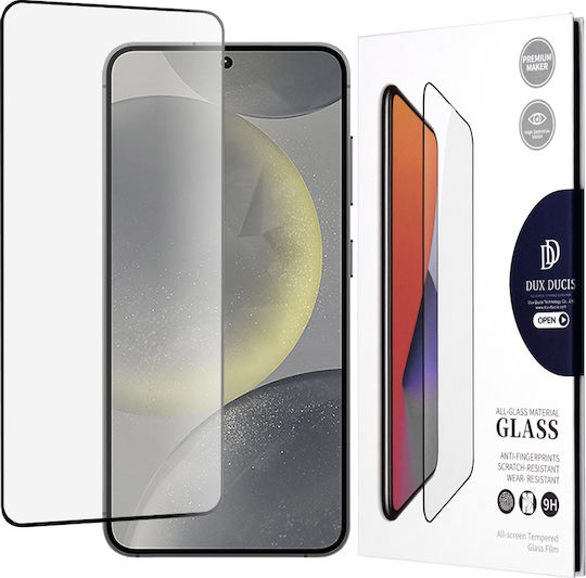 Dux Ducis 0.33мм Закалено стъкло за цялото лице Черен (Samsung S24)