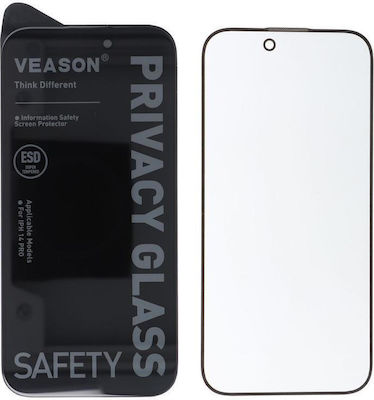 Veason Privacy Tempered Glass Black (iPhone X / XSRealme 11 Pro / 11 Pro+)