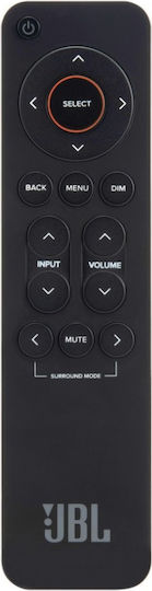 JBL Home Cinema Amplifier 4K/8K 5.2 Channels 75W/8Ω with HDR and Dolby Atmos Black