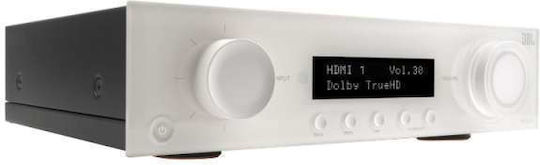 JBL Home Cinema Amplifier 4K/8K 5.2 Channels 75W/8Ω with HDR and Dolby Atmos Silver