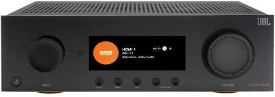 JBL Home Cinema Amplifier 4K/8K 9.2 Channels 140W/8Ω with HDR and Dolby Atmos Black
